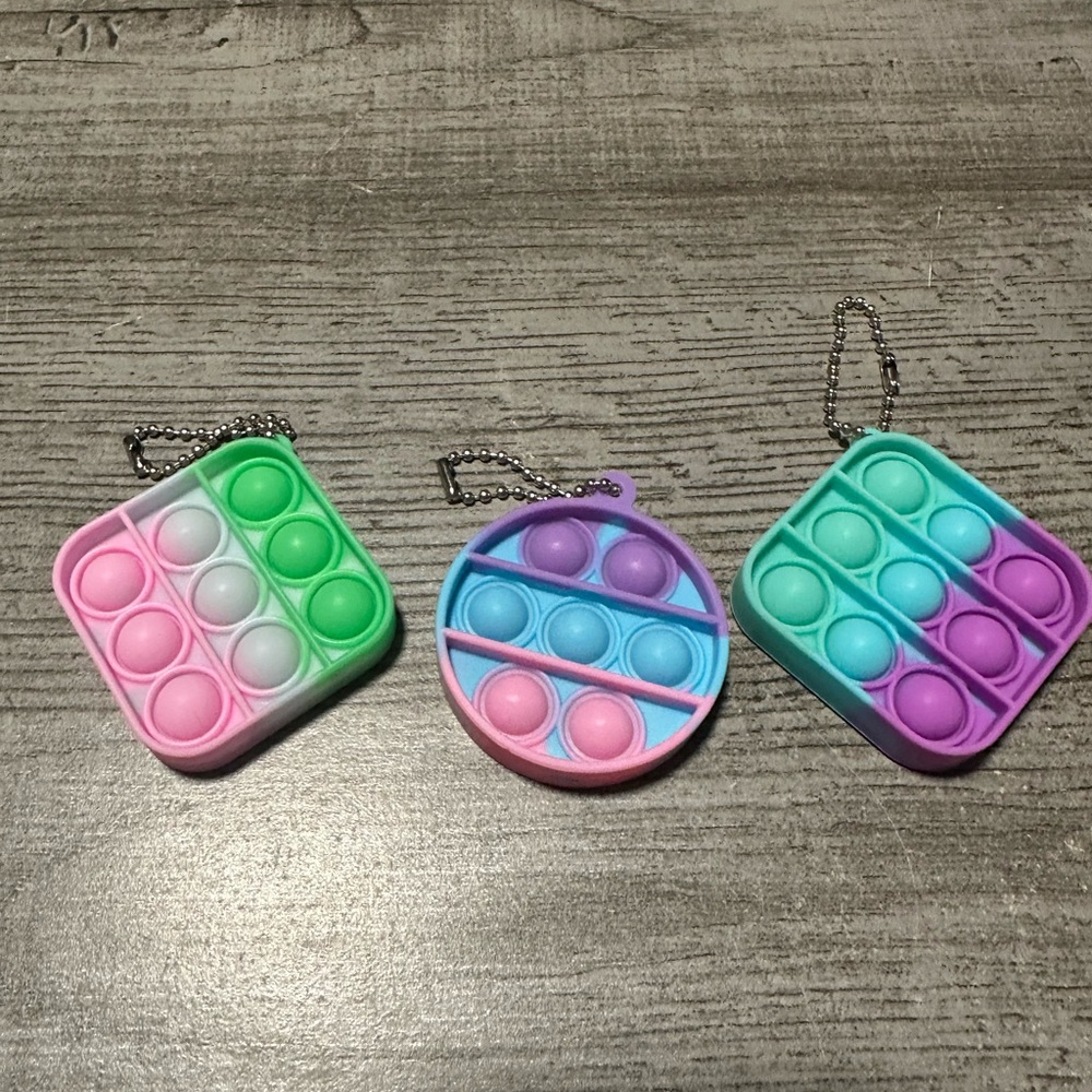 Fidget poppers Key Chains New‎